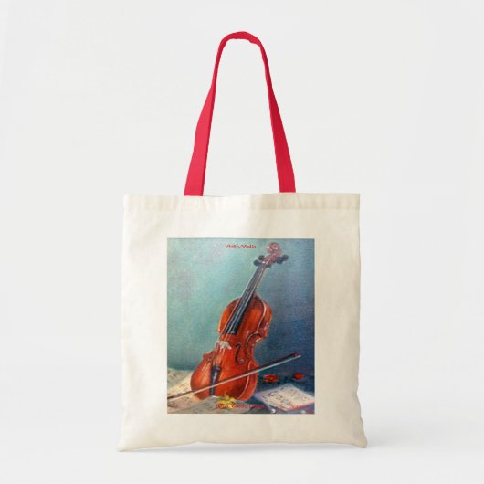 Violín/Violin Tote Bag (Voorkant)