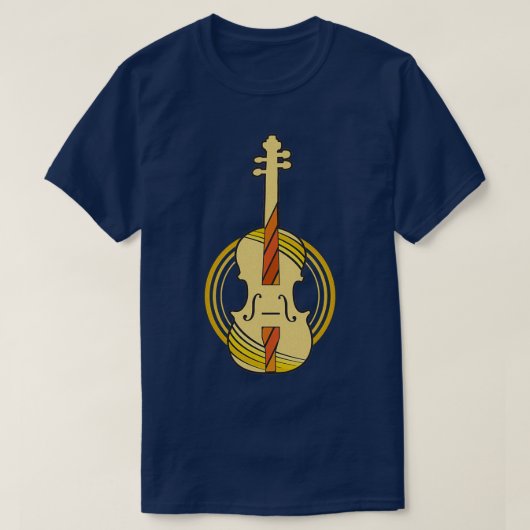 Violin violin Triblend T-shirt (Design voorkant)