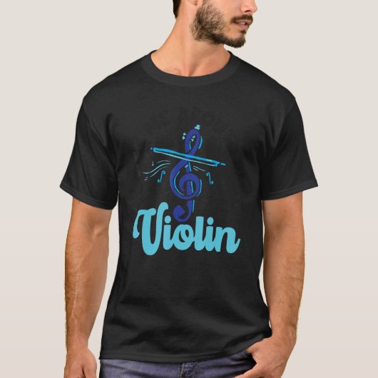 Violin Violinist Ask Me About My Violin T-shirt (Voorkant)