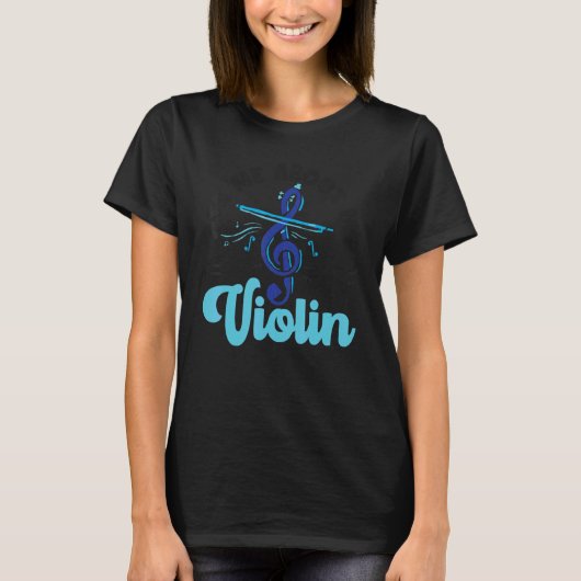 Violin Violinist Ask Me About My Violin T-shirt (Voorkant)