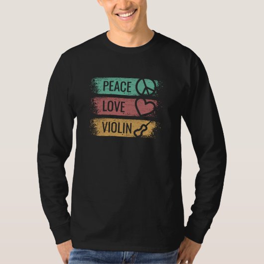 Violin Violinist Fiddle T-shirt (Voorkant)