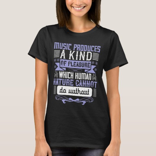 Violin violinist musician gift t-shirt (Voorkant)