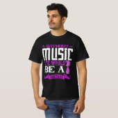 Violin violinist musician gift t-shirt (Voorkant volledig)