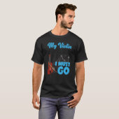 Violin Violinist My Violin Is Calling And I Must G T-shirt (Voorkant volledig)