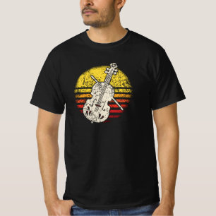 Violin Violinist Retro  T-shirt