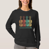 Violin Violinist Violin Retro T-shirt (Voorkant)