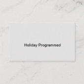 Violin Visitekaartje (Achterkant)