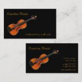Violin Visitekaartje (Voorkant / Achterkant)
