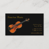 Violin Visitekaartje (Achterkant)