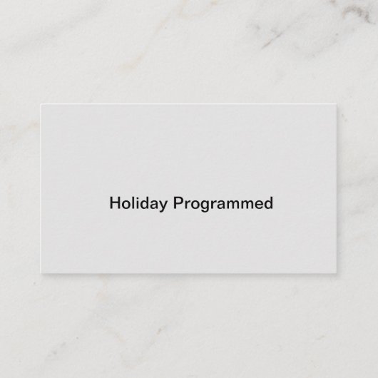 Violin Visitekaartje (Achterkant)