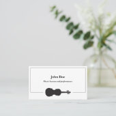 Violin Visitekaartjes (Staand voorkant)