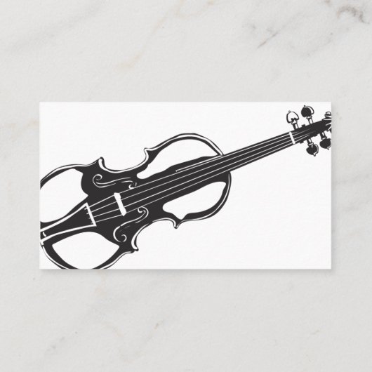 Violin Visitekaartjes (Achterkant)