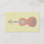 VIOLIN-Visitekaartjes Visitekaartje (Achterkant)