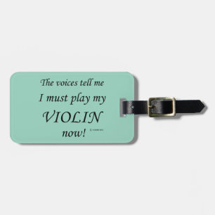 Violin Voices zegt dat je moet spelen Bagagelabel