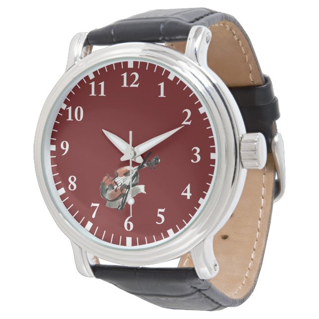 Violin Watch Horloge (Gekanteld)