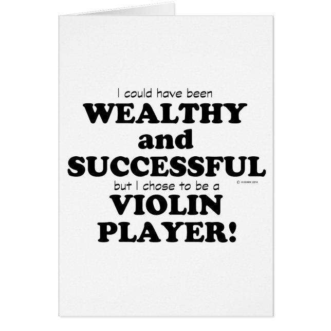 Violin Wealthy & Succesvol (Voorkant)