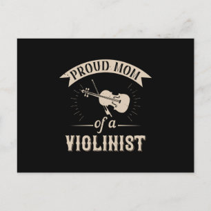 Violin - wees mama van een violist briefkaart