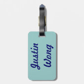 Violin Words Bagagelabel (Achterkant verticaal)