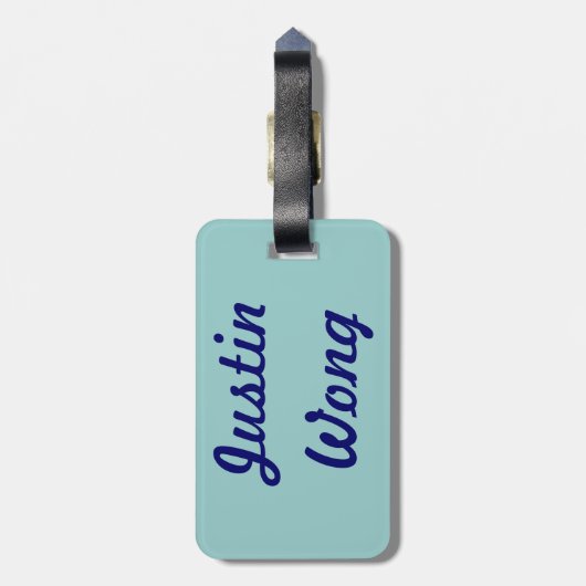 Violin Words Bagagelabel (Achterkant verticaal)