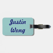 Violin Words Bagagelabel (Achterkant horizontaal)