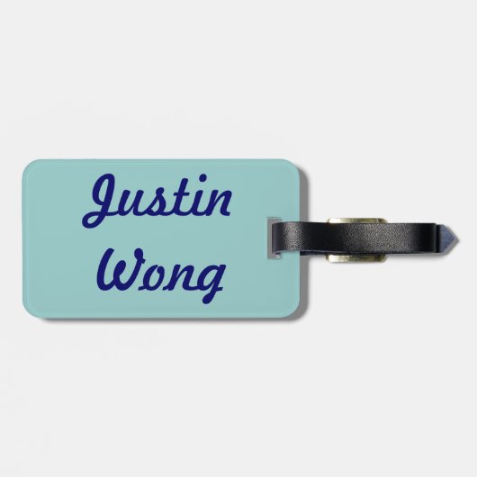 Violin Words Bagagelabel (Achterkant horizontaal)