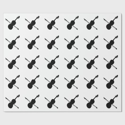 Violin wrapping papier (Vlak)