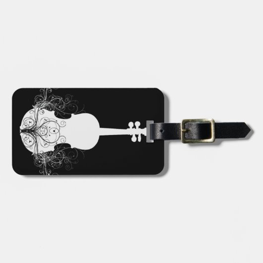 Violine cadeau bagage label (Voorkant horizontaal)