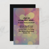 VIOLINIST Bat Mitzvah Reception Party Card Kaart (Voorkant / Achterkant)