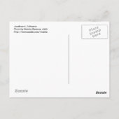 Violinist Briefkaart (Achterkant)