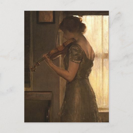 Violinist Briefkaart (Voorkant)