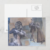 Violinist Briefkaart (Voorkant / Achterkant)