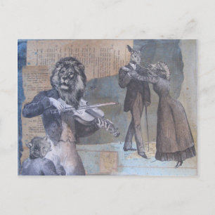 Violinist Briefkaart