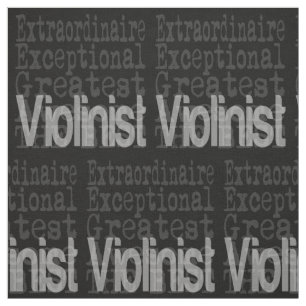 Violinist Buitengewoon Weefsel Stof