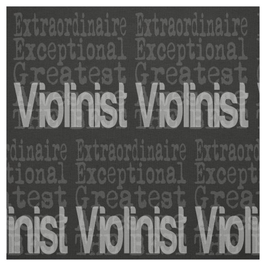 Violinist Buitengewoon Weefsel Stof (Swatch)
