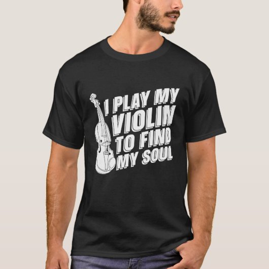 Violinist Fiddle Fiddler Violin T-shirt (Voorkant)