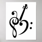 Violinist Gift, Violins Lover - Violin Poster (Voorkant)
