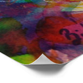 VIOLINIST GIRL, VIOLIN EN CAT POSTER (Hoek)