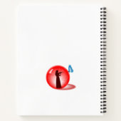 Violinist in Sphere Notitieboek (Achterkant)