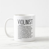 Violinist Koffiemok (Links)