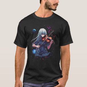 Violinist Meisje Viool Muzikant String Speler Klas T-shirt