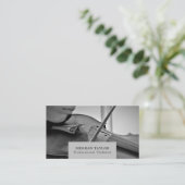 Violinist, professioneel violist visitekaartje (Staand voorkant)