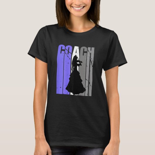 Violinist Purple Violin Coach Instructor Teach Tea T-shirt (Voorkant)