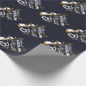 Violinist Quote zonder viool leven zou plat zijn Cadeaupapier (Hoek)