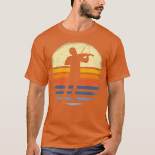 Violinist Retro T-shirt