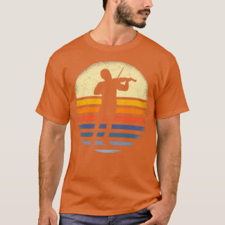 Violinist Retro T-shirt