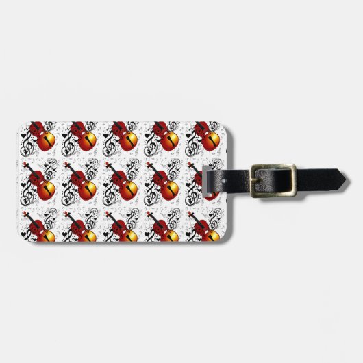 Violinist, Rock the House_ Bagagelabel (Voorkant horizontaal)