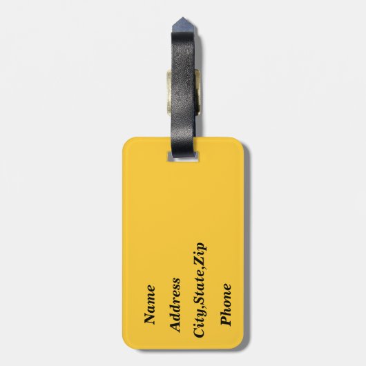 Violinist, Rock the House_ Bagagelabel (Achterkant verticaal)