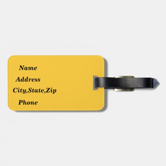 Violinist, Rock the House_ Bagagelabel (Achterkant horizontaal)