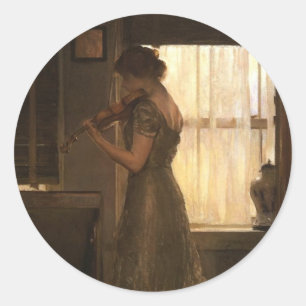 Violinist Ronde Sticker
