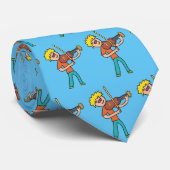 Violinist Spelen Violin Stropdas (Opgerold)